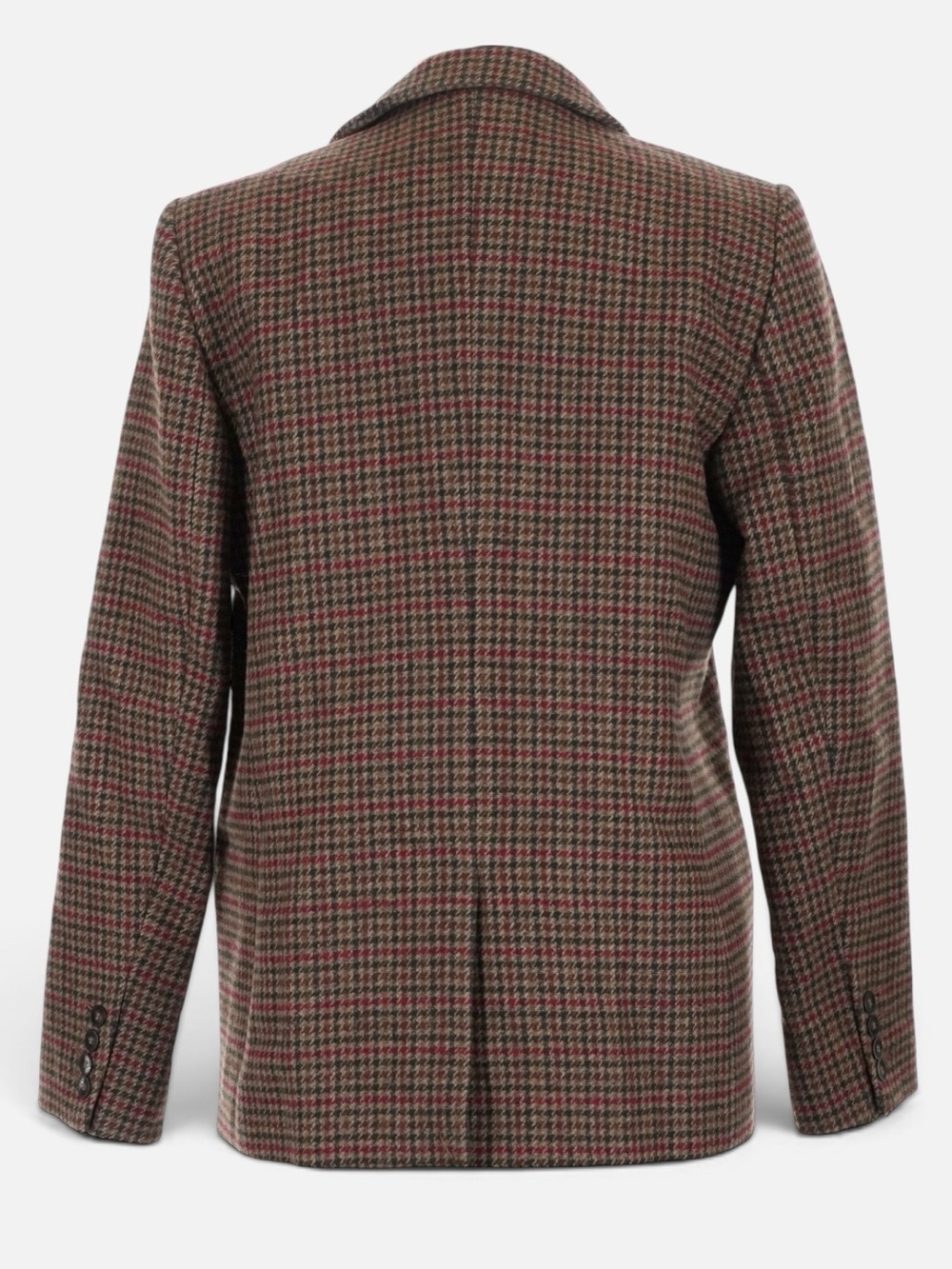 Sézane Christie Jacket in Brown Houndstooth FR 40 / US 8 - Picture 8 of 16